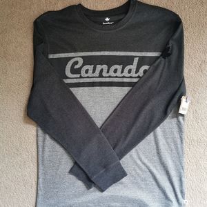 Men's Canadiana long sleeved shirt.
